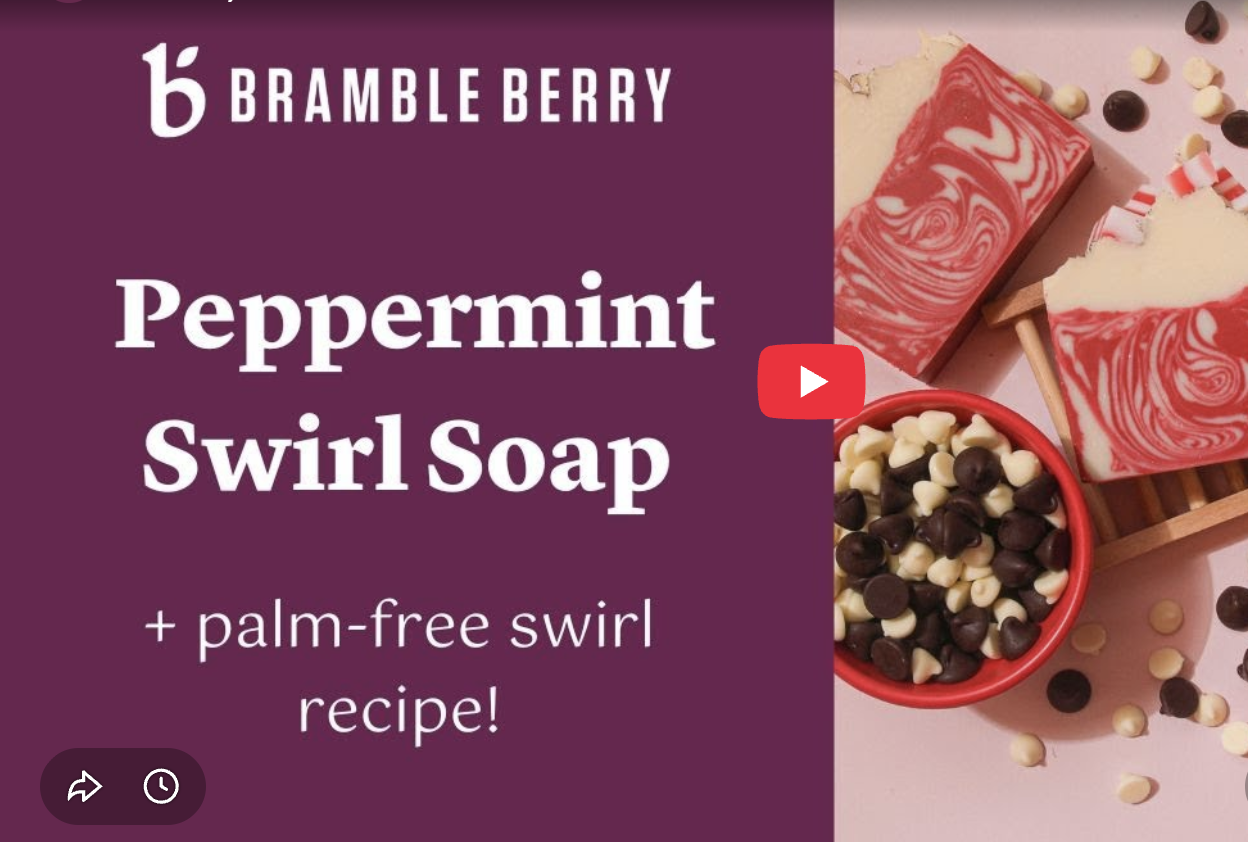 
How to Make Peppermint Swirl Soap | Video Tutorial

